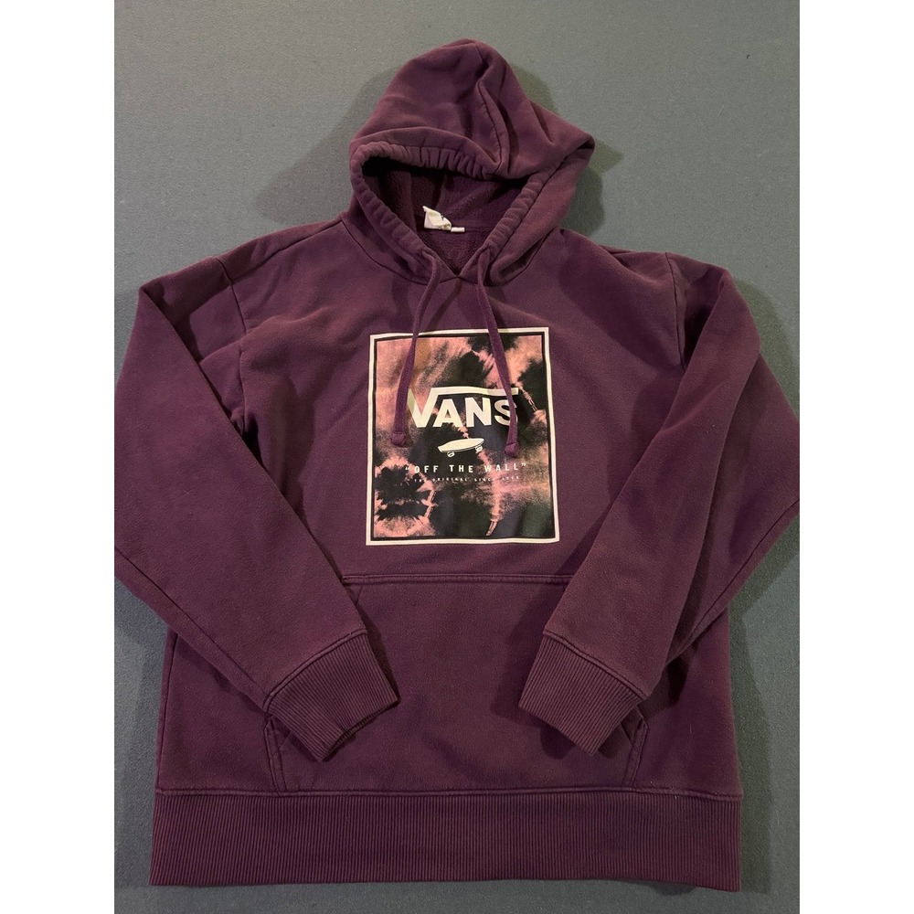Vans hoodie purple tye dye